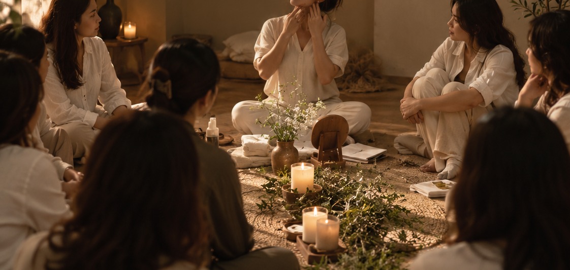Ngồi cùng nhau trong buổi Explore Within — The Inner Ground